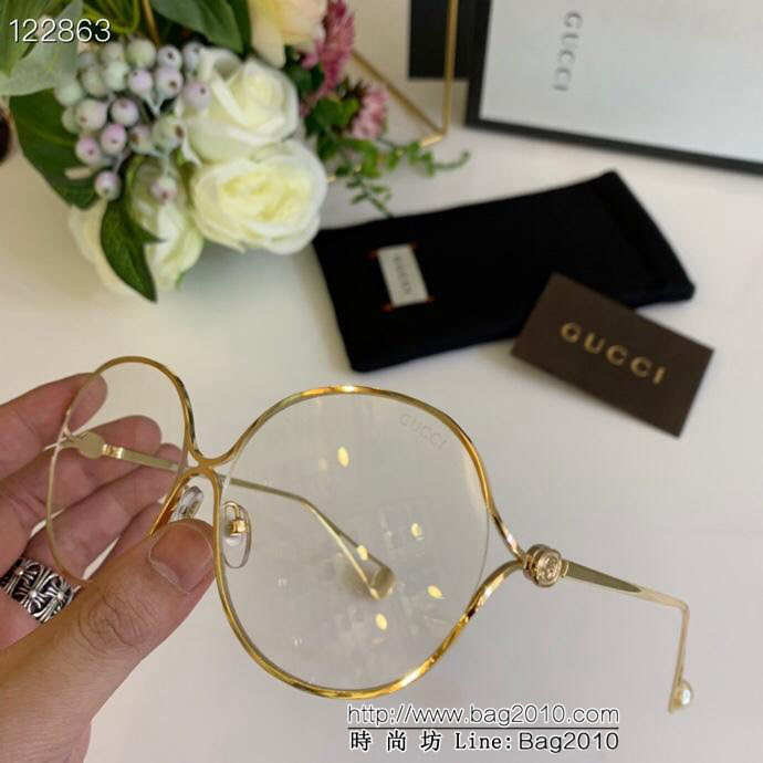 GUCCI古馳 墨鏡 倪妮廣告款太陽鏡 司機駕駛鏡 金屬輕盈蛤蟆鏡  lly1333